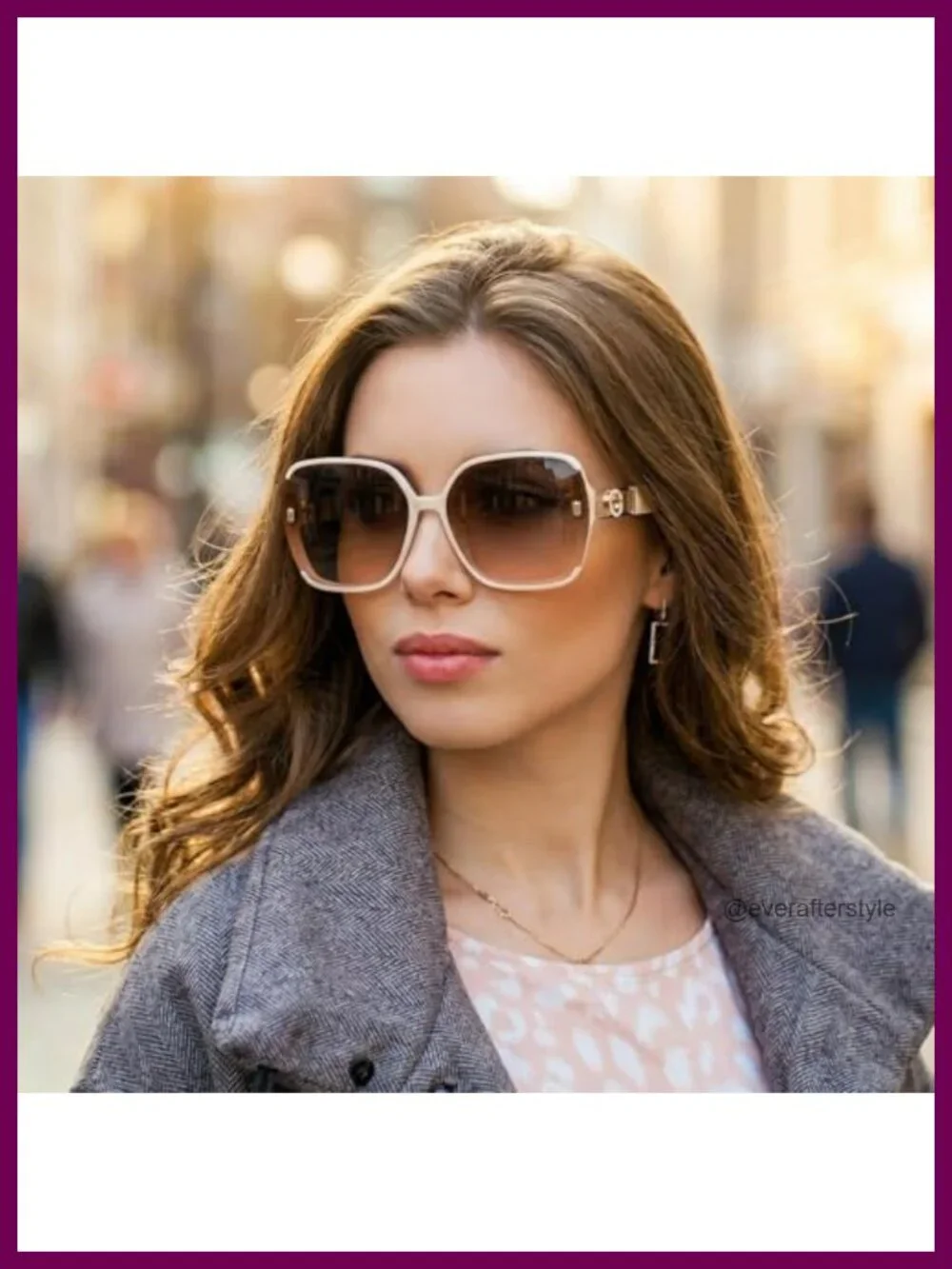 2 Pack Retro 70s Oversized Sunglasses Women Men UV400 Square Vintage Shades